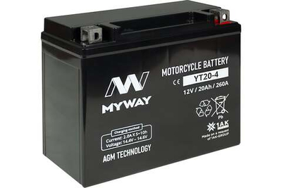 20Ah MYWAY BIKE YT20-4 R+