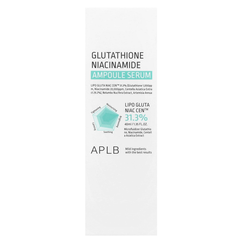 APLB, глутатион и никотинамид, ампульная сыворотка, 40 мл (1,35 жидк. унции)