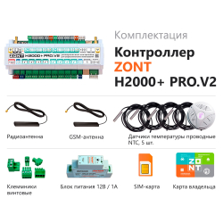 Универсальный контроллер ZONT H2000+PRO.V2