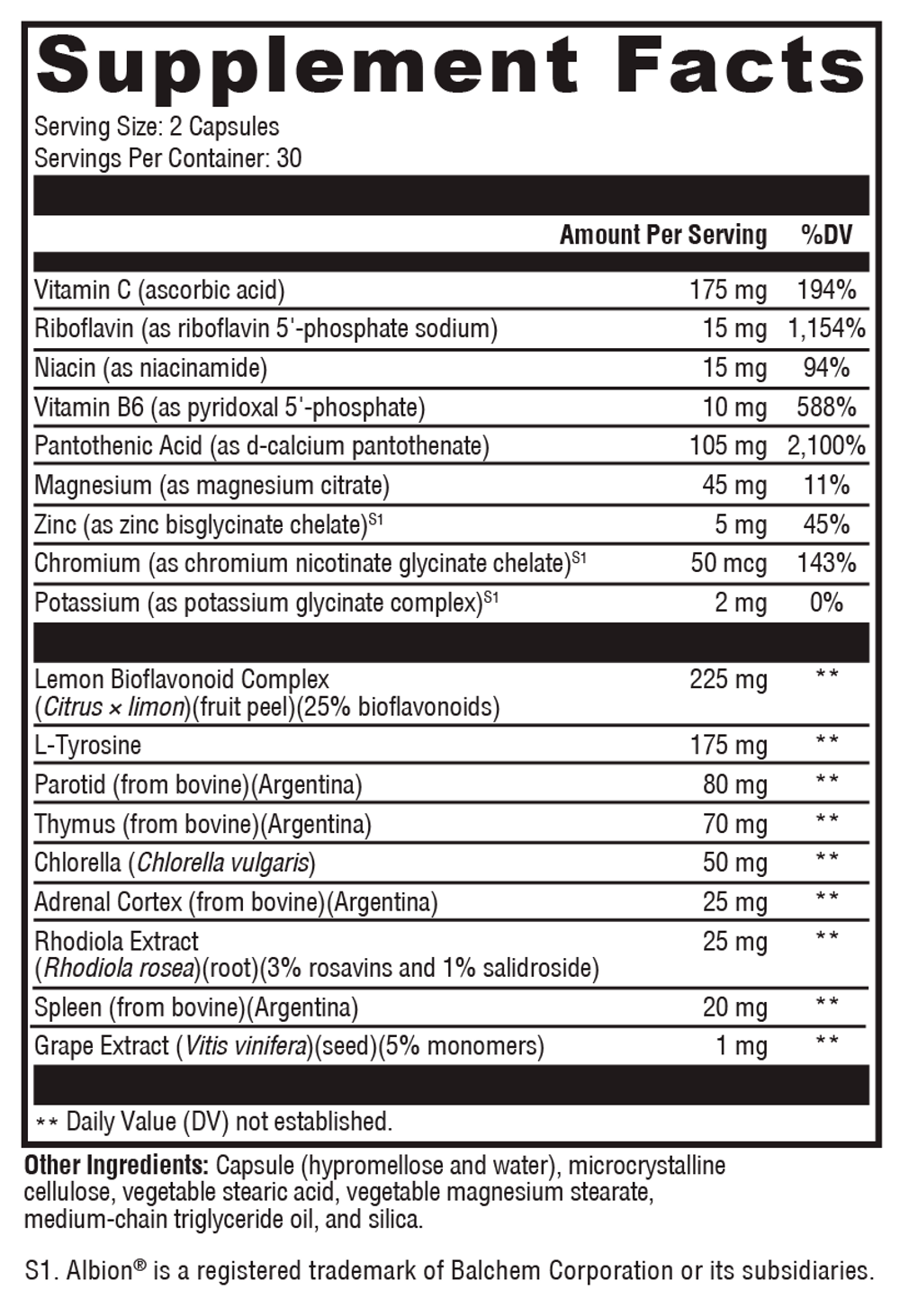 Adrenal Manager™ 60 Capsules