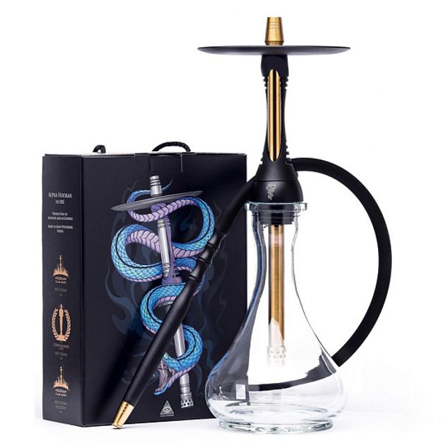 Кальян Alpha Hookah Model S - Black Matte