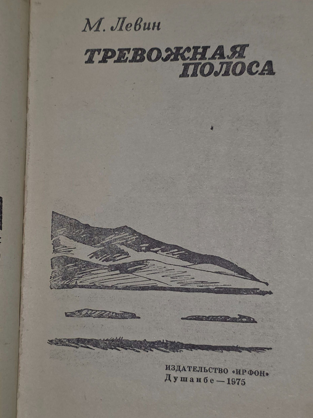 М.Левин. Тревожная полоса