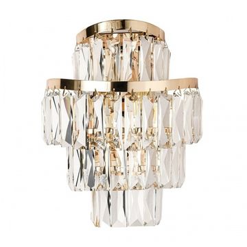 Настенный хрустальный светильник 2*Е14 5073/2W золото Wayta Odeon Light
