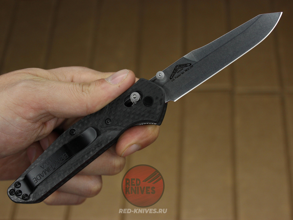Нож Benchmade Osborne 940-1 (чистый карбон) А+++ 940-1