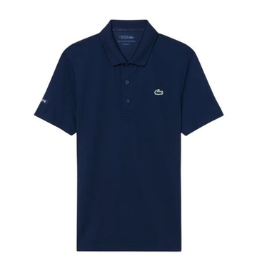 Мужское теннисное поло Lacoste Tennis x Novak Djokovic - navy blue