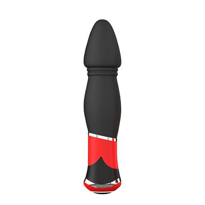 Чёрный анальный стимулятор с вибрацией BOOTYFUL CONED VIBE BLACK (Цвет: черный)