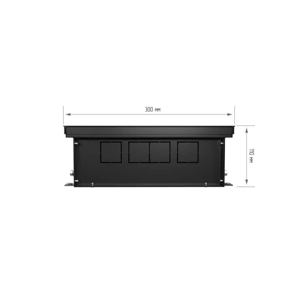Конвектор внутрипольный Royal Thermo ATRIUM-110/300/1200-DG-U-DB