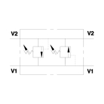 Клапан VAU 1/2"  (80 - 300 bar)