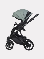 Коляска 2 в 1 Riko Basic Montana Ecco цвет 30 Green-Grey (зеленый-серый)