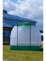 Шатер Агросфера из оцинкованной трубы с москитной сеткой