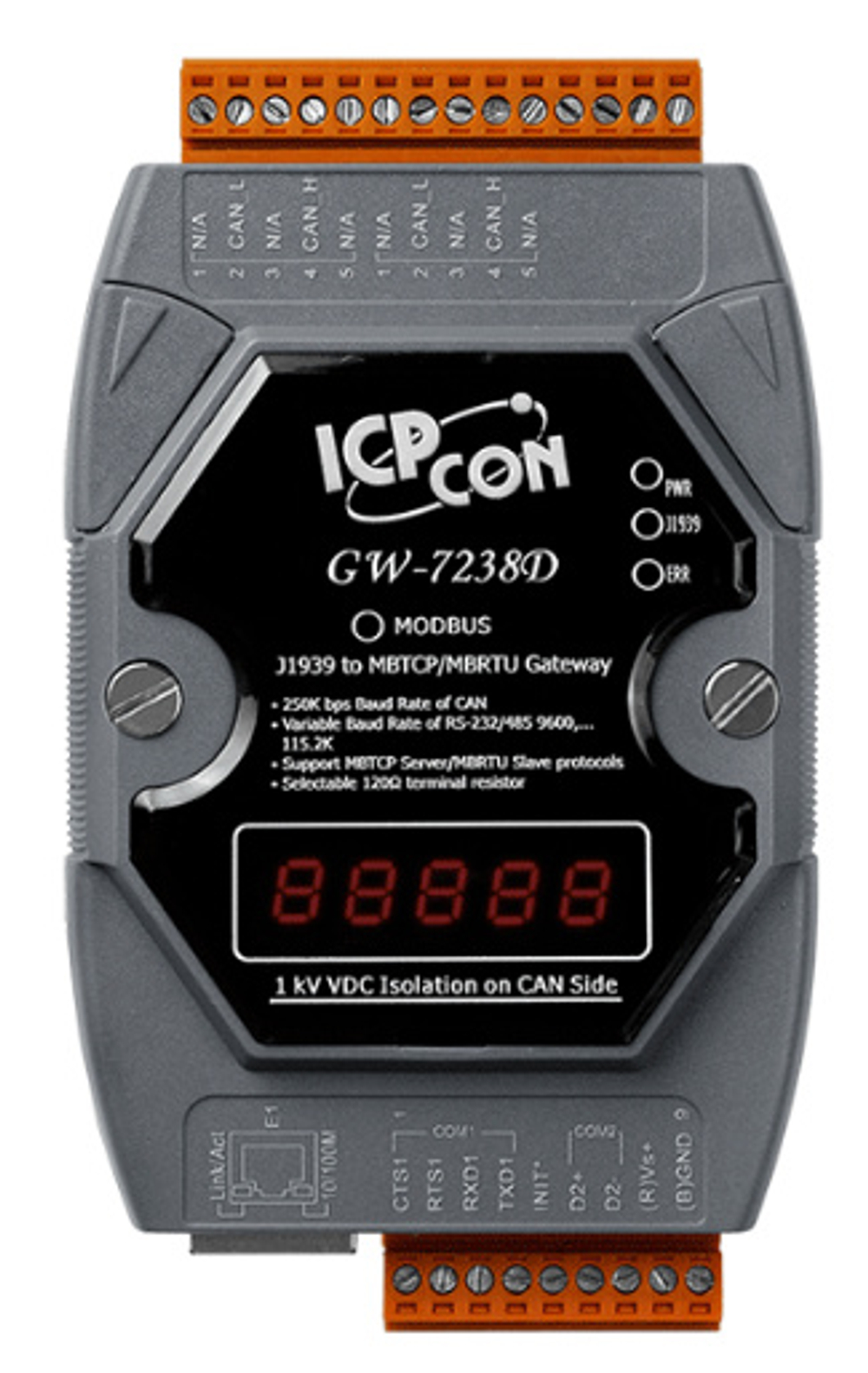Преобразователь ICP DAS GW-7238D CR