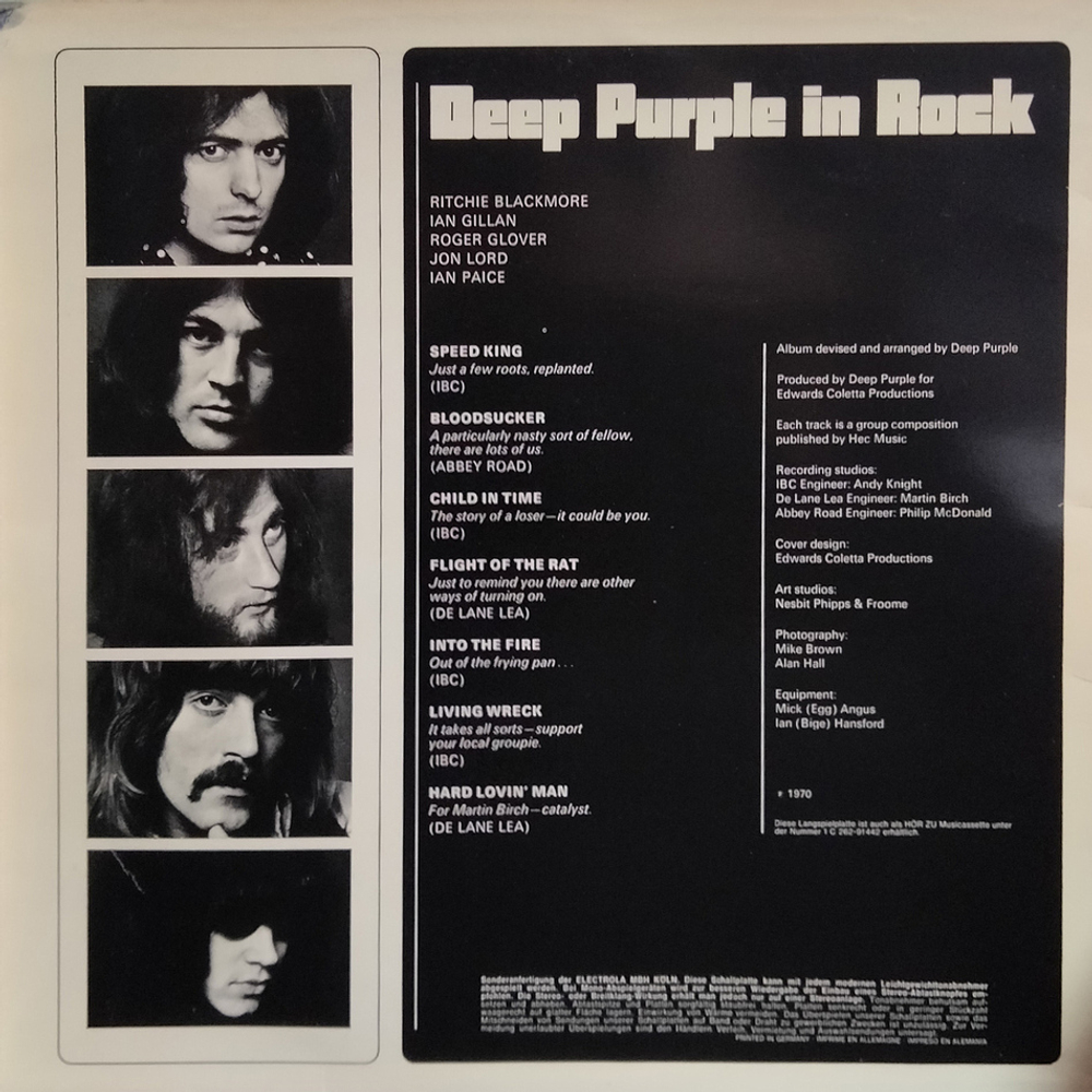 Deep Purple / In Rock (LP)