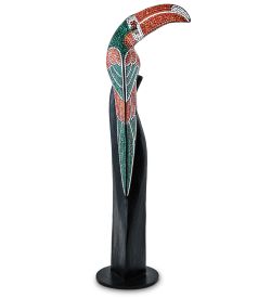 Decor and Gift 23-004-02 Статуэтка «Тукан» дерево+стекл.мозаика 100 см