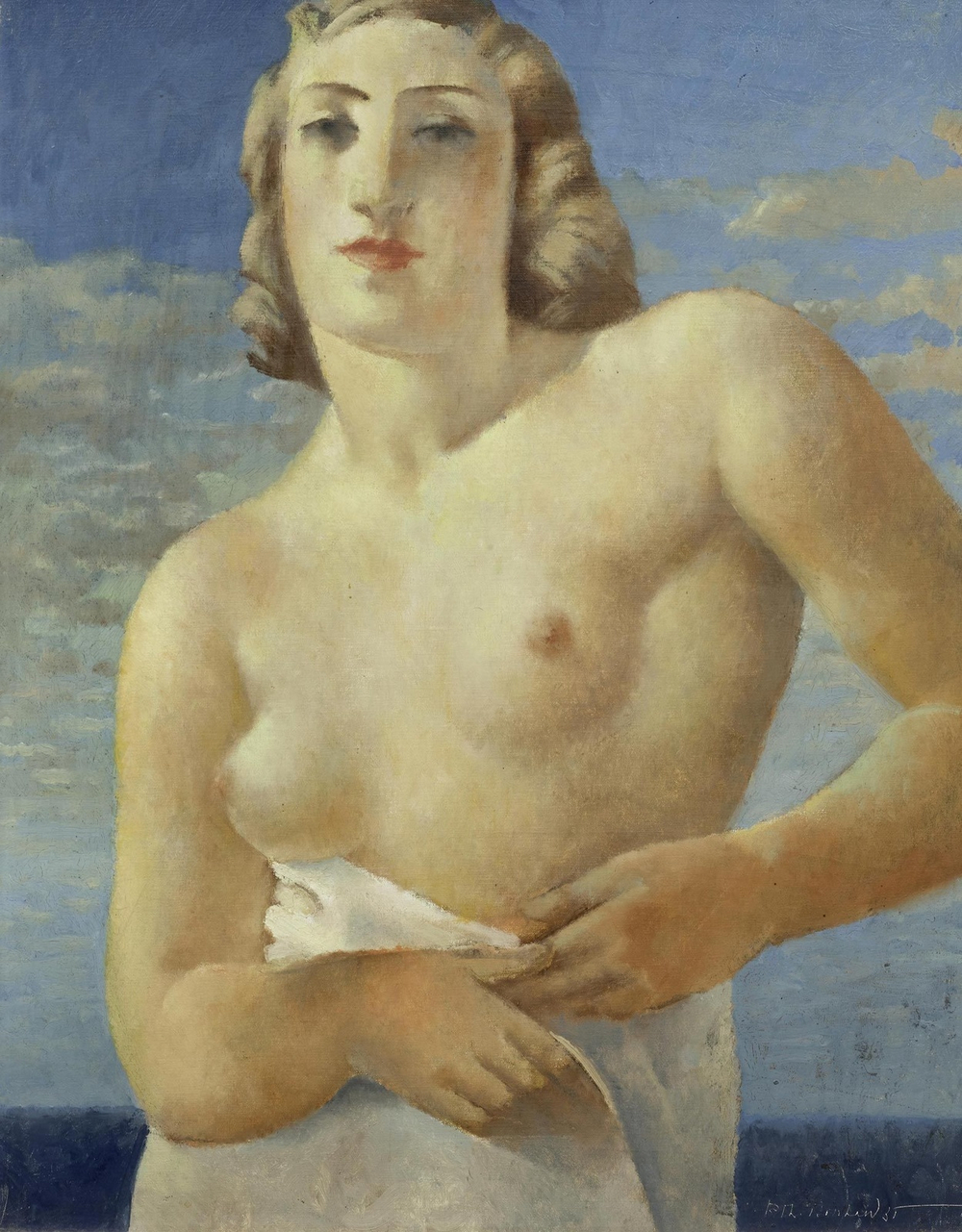 Рудольф-Теофил Босхард. 1935. Бюст обнаженной (Buste de femme nue). 61 x 50.3. Холст, масло. Частное собрание.