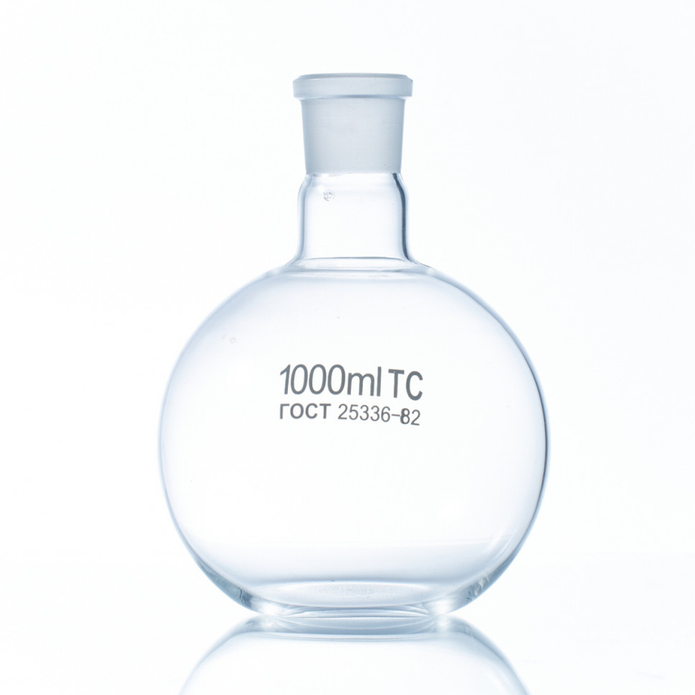 Колба плоскодонная 1000 мл, П-1-1000-45/40 ТС