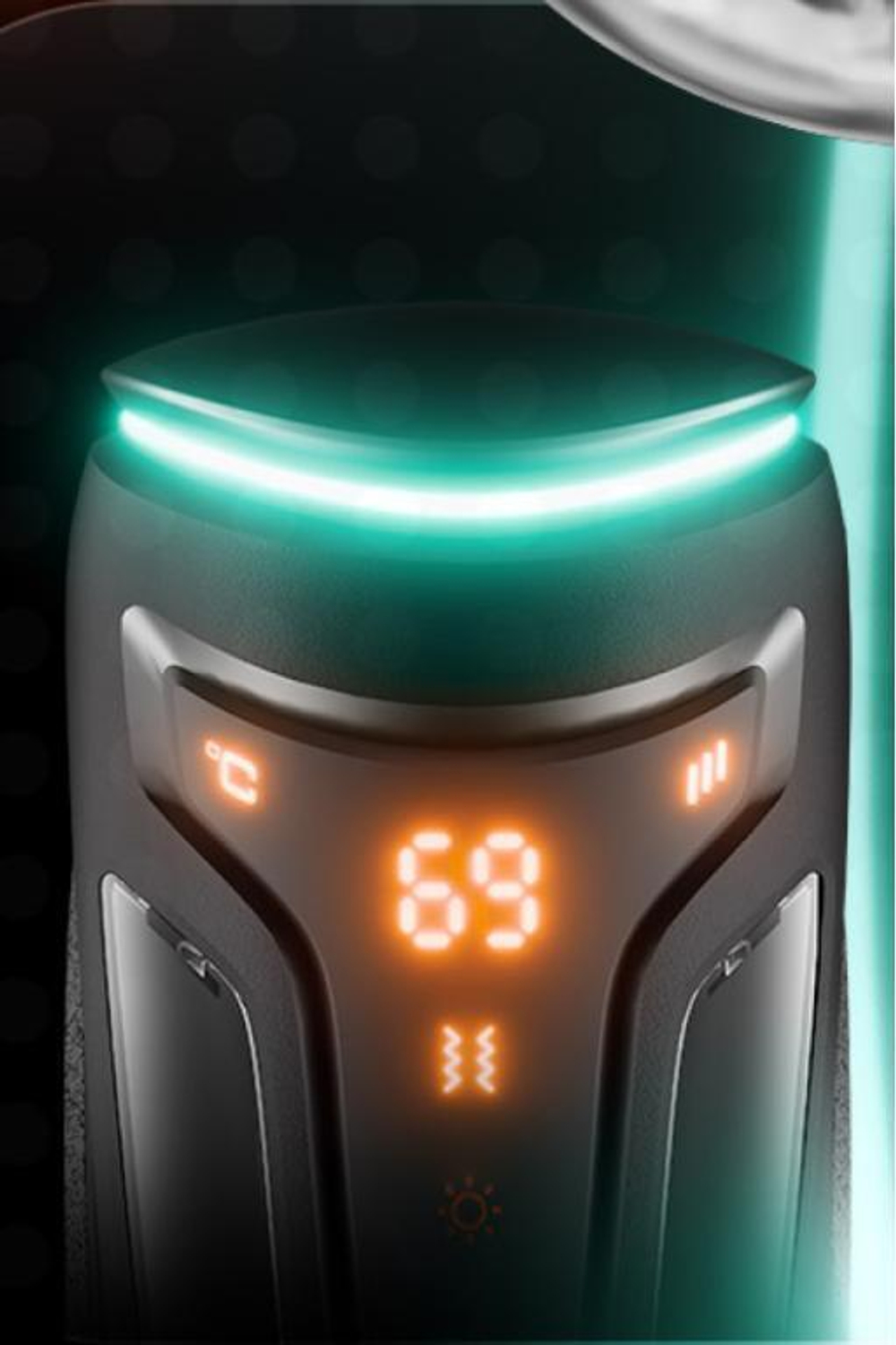 Мастурбатор Amovibe Warrior с пенетрацией и массажем бусинами