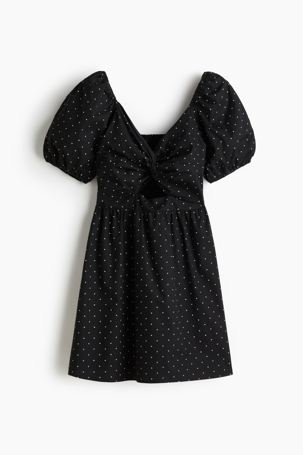 Платье с перекрутом на груди - H&M