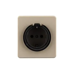 Розетка с крышкой KRANZ Miele Round Шелк KR-78-0702-7