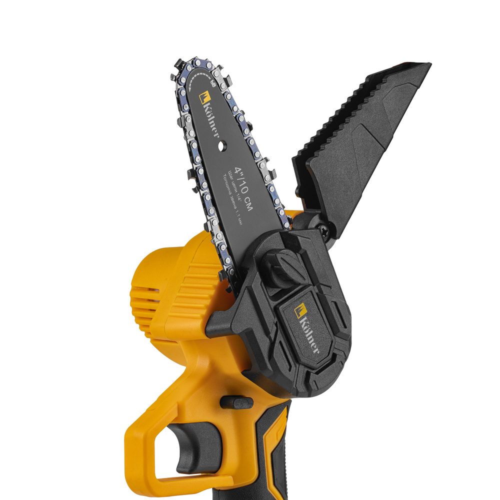 Пила цепная аккумуляторная Kolner KCS 18-10-2K, 18V UNI-M Standard
