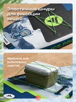 Сапборд надувной FLYPARK ICE FOG 325x89x15 см темно-синий