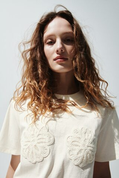 Футболка с аппликацией - H&M
