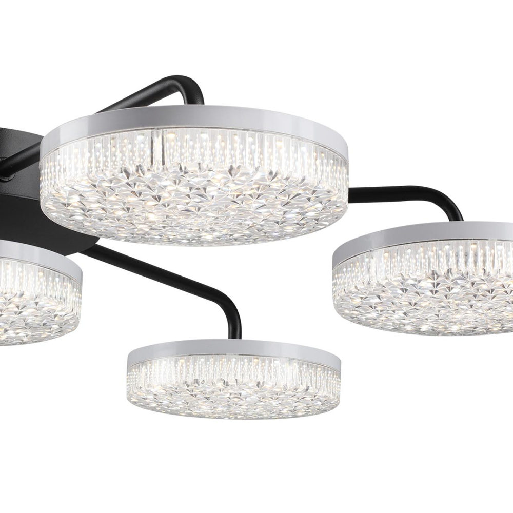 8236/7CL LN Люстра LED 90Вт 3000/4000/6000К 220В IP20 LEDIO