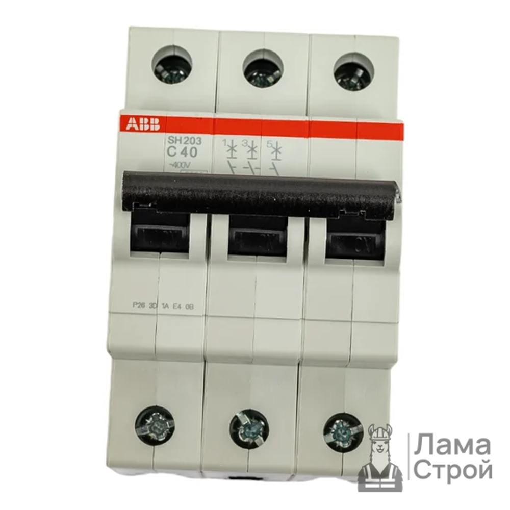 Автоматический выключатель 3-полюсный ABB SH203 3P 40A