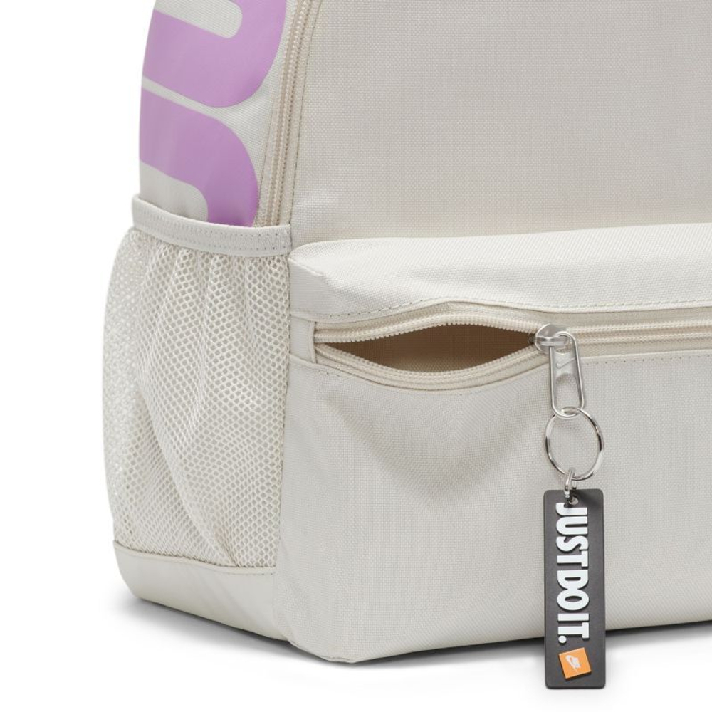 Рюкзак теннисный Nike Brasilia JDI Mini Backpack - light bone/rush fuchsia/light lemon twist