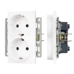 Механизм электрической розетки SCT-MEUD-PL-WH (250V, 16A) (Arlight, -)