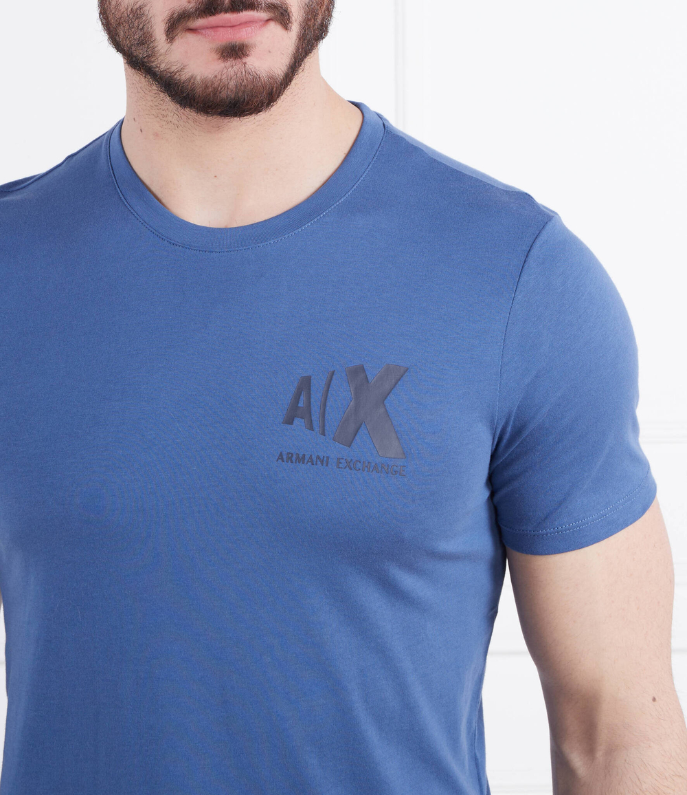 Футболка Armani Exchange - голубой(3RZTAF ZJGCZ)