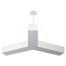 Светильник LED ЭРА Geometria SPO-143-W-40K-056 Igrek 56Вт 4000K 4500Лм IP40 900*80 белый подвесной драйвер внутри | Декоративные светильники Geometria
