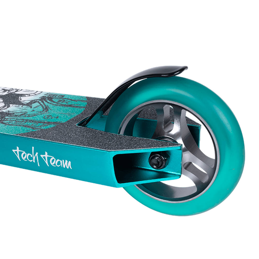 Самокат трюковой TECH TEAM Ragtag Mini Black/celadon 1/4 черно/бирюзовый