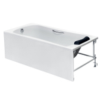 ВАННА АКРИЛОВАЯ ROCA BECOOL 170x80 в комплекте сифон, каркас