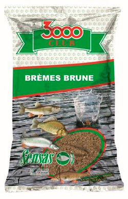 Прикормка Sensas 3000 Club BREMES Brune 1кг