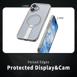 Прозрачный чехол Mesh Pro Magnetic Case для iPhone 16