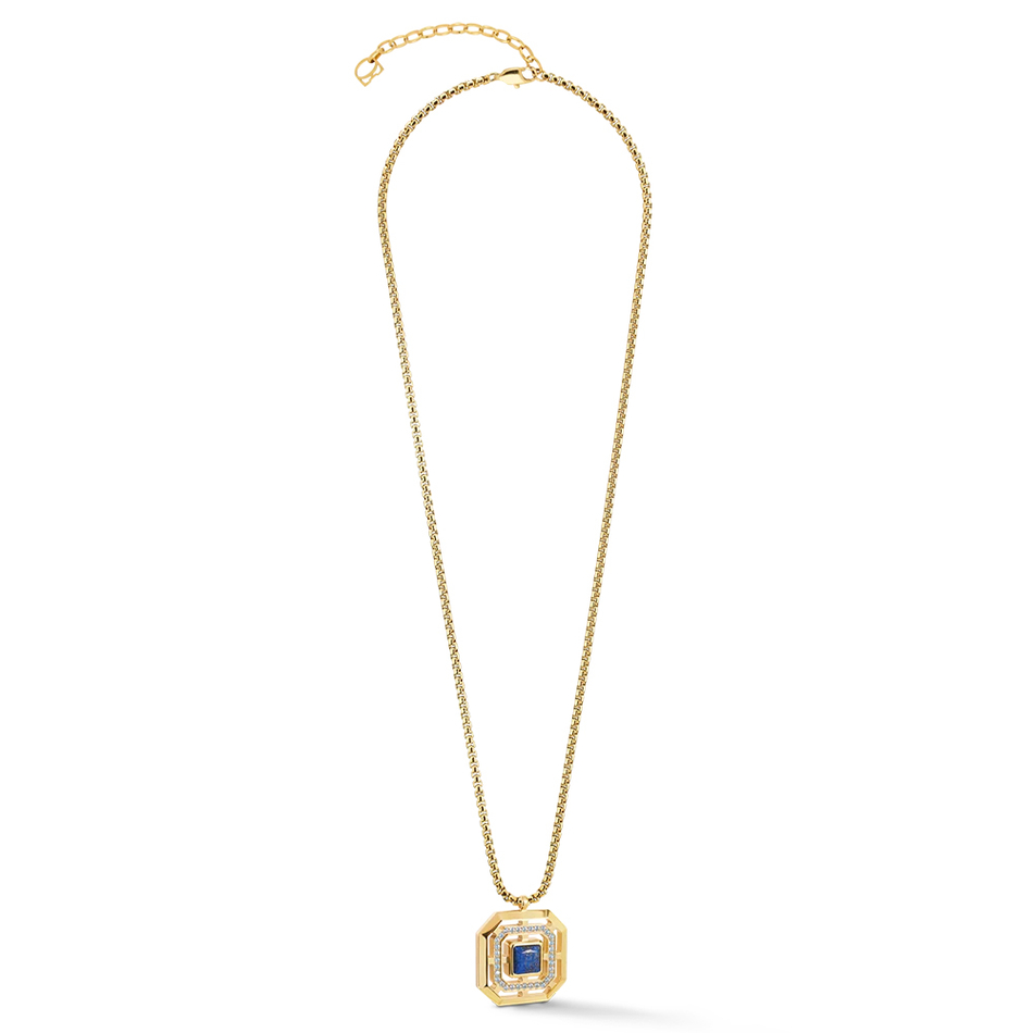 Колье Coeur de Lion Blue-Gold 2066/10-0716