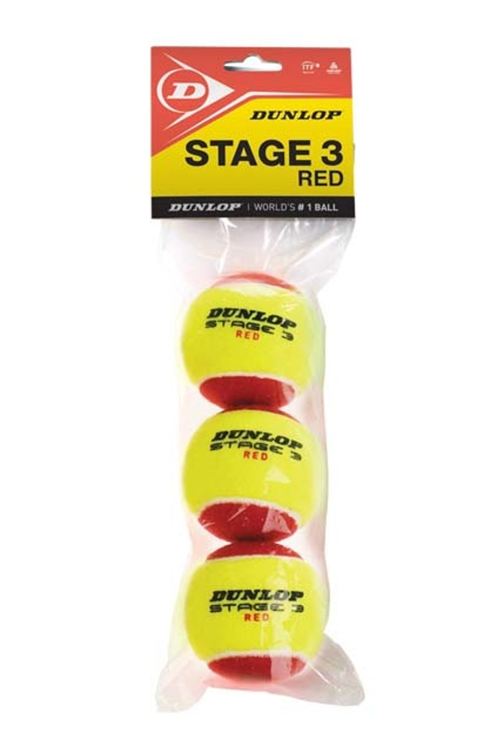 Juniorskie pilki tenisowe Dunlop Stage 3 Red 3B