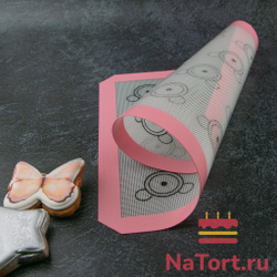 Коврик армированный с разметкой для Макаронс,42x29,5см