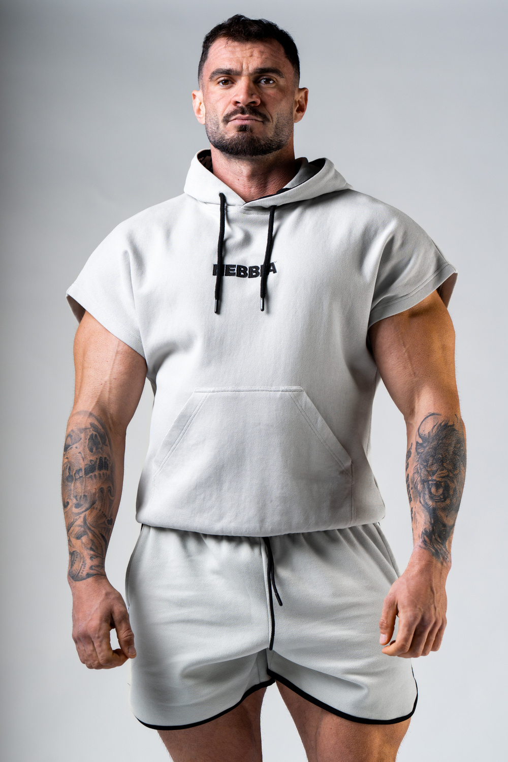 Худи с коротким рукавом Training Rag Top HERO 297 Серая