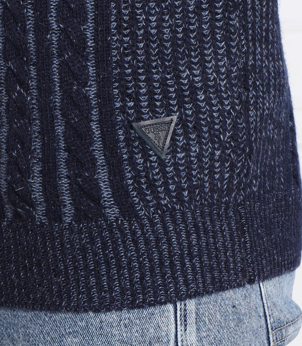 гольф bicolor cable GUESS - темно-синий(M2BR22 Z31D0)