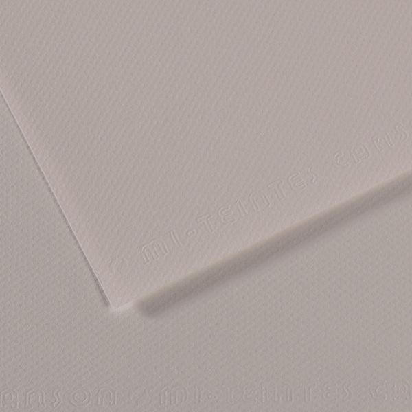 Бумага для пастели Mi-Teintes 160 г/м², A4 21х29.7 см, 25 л, №186 Темно-серый, Canson, C31032S047