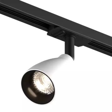 Однофазный трековый светильник 1*GU10 DK6050-BW+BK белый Denkirs