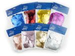 Конфетти фольга Круг, Серебро, Хром, 1 см, 50 г.