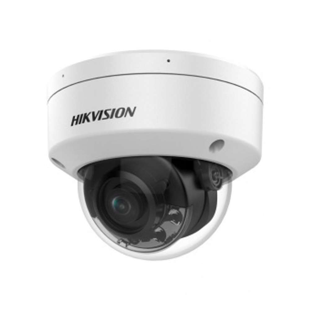 DS-2CD3166G2H-LISU(2.8mm) Уличная купольная IP-камера с умной гибридной-подсветкой до 40м и функцией HEOP 6Мп Hikvision