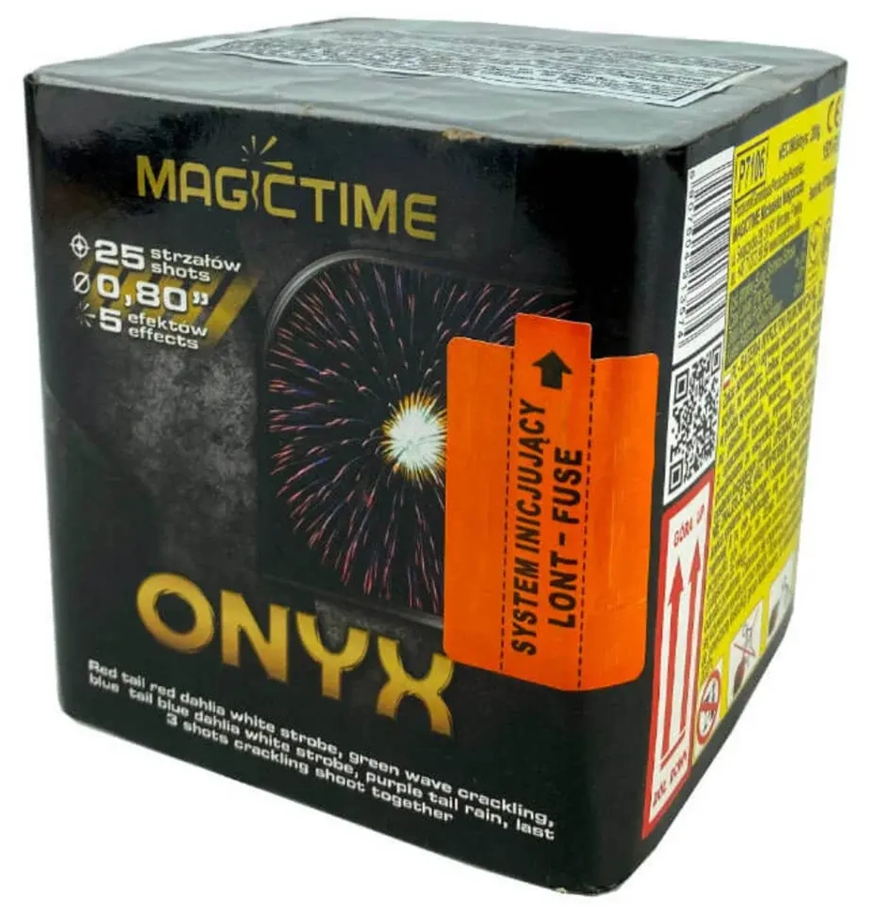 Батарея салютов Onyx (P7106) от Magictime, 25 залпов, 20 мм