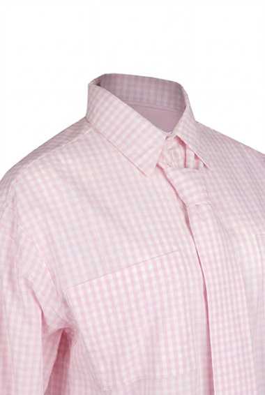 «Evi’s shirt» Базовая рубашка из плотного хлопка с галстуком.