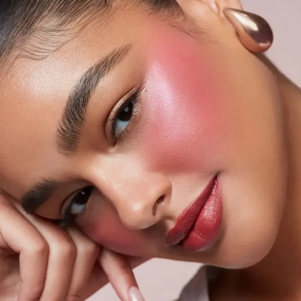 Палетка из двух кремовых и пудровых румян Patrick Ta Major Headlines Double Take Cream Powder Blush Duo - She's Giving