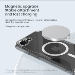 Чехол усиленный от Nillkin с поддержкой MagSafe для iPhone 16e и iPhone 17e, серия Nature TPU Pro Magnetic