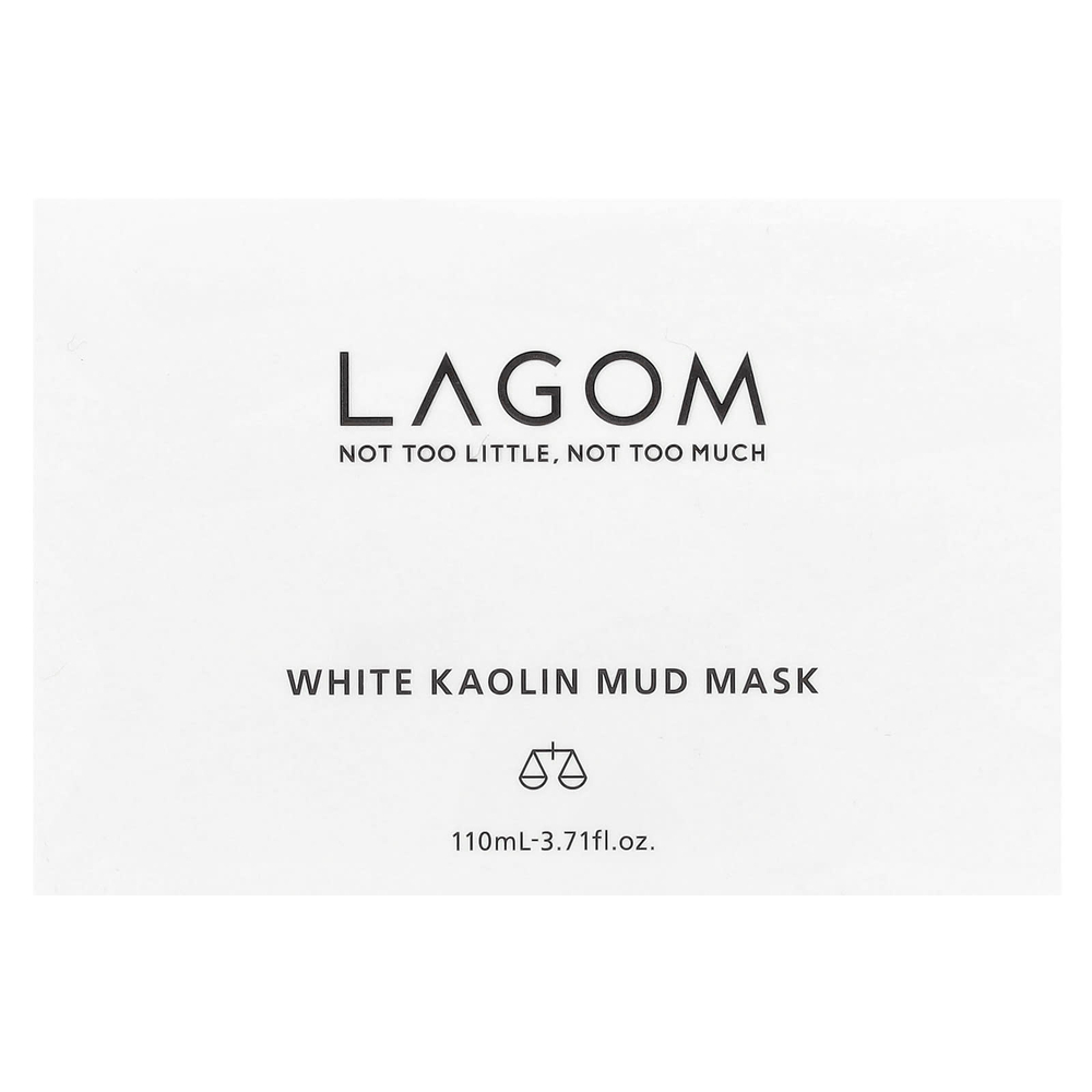 LAGOM, Грязевая маска с белым каолином, 110 мл (3,71 жидк. Унции)