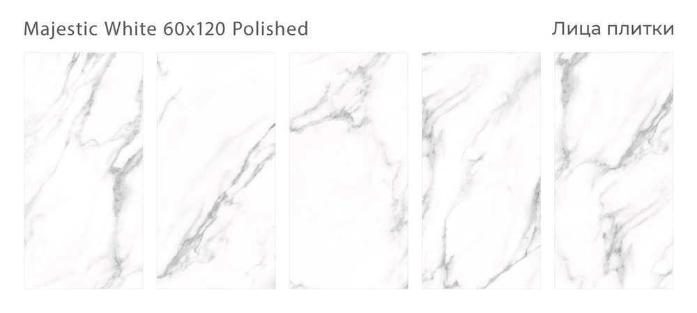 Palacio MAJESTIC WHITE 60x120 POLISHED